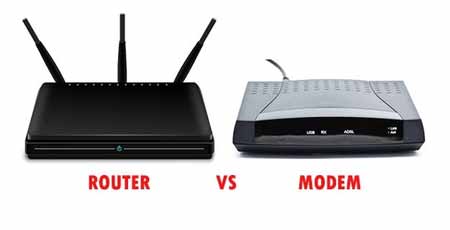 Modem is Different from Routers