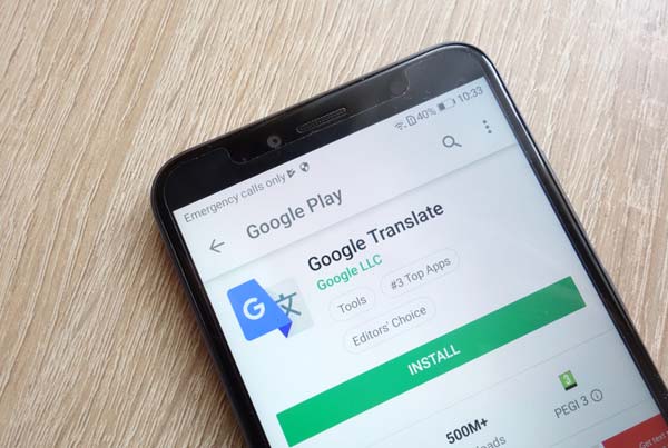 Google Translate app