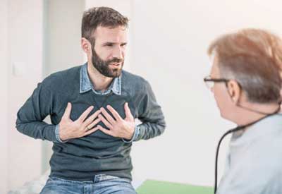 Shortness of breath, even after mild physical activity