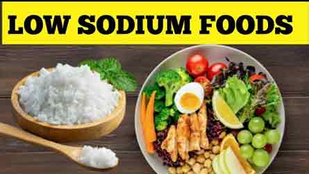 Offer low-sodium foods.